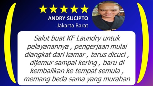 Andri-Testimoni - KF Laundry Jakarta Selatan